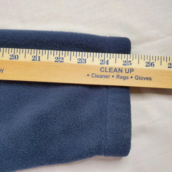 Columbia Fleece Sweater Unisex Medium Navy 1/2 Zip Mock Neck Pullover Outdoor - Picture 13 of 13